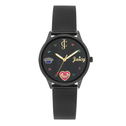 Juicy Couture Black Mesh Ladies Watch - JC1025BKBK