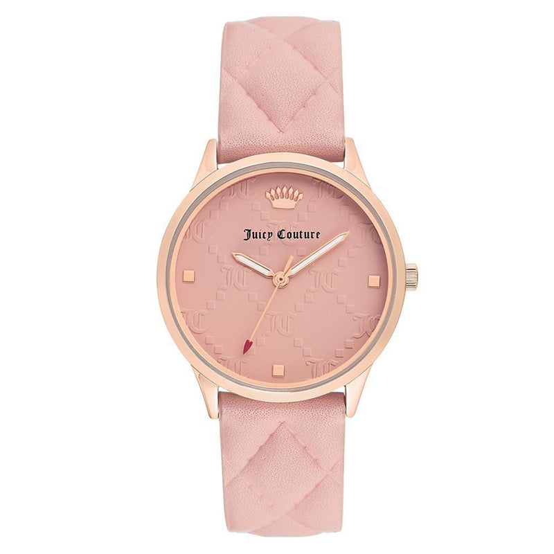 Juicy Couture Pink Leather Women's Watch - JC1080RGPK