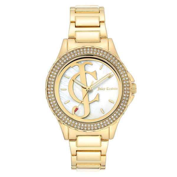 Juicy Couture Gold Steel Ladies Watch - JC1232MPGB
