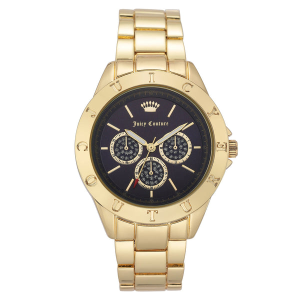 Juicy Couture Gold Band Navy Dial Women's Watch - JC1296NVGB