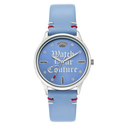 Juicy Couture Light Blue Leather Women's Watch - JC1313LBLB