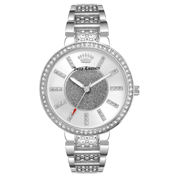 Juicy Couture Silvertone Mixed Metal Silver Dial Women's Watch - JC1313SVSV