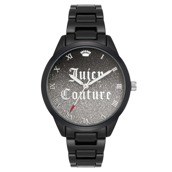 Juicy Couture Black Metal Glitter Dial Women's Watch - JC1331BKBK