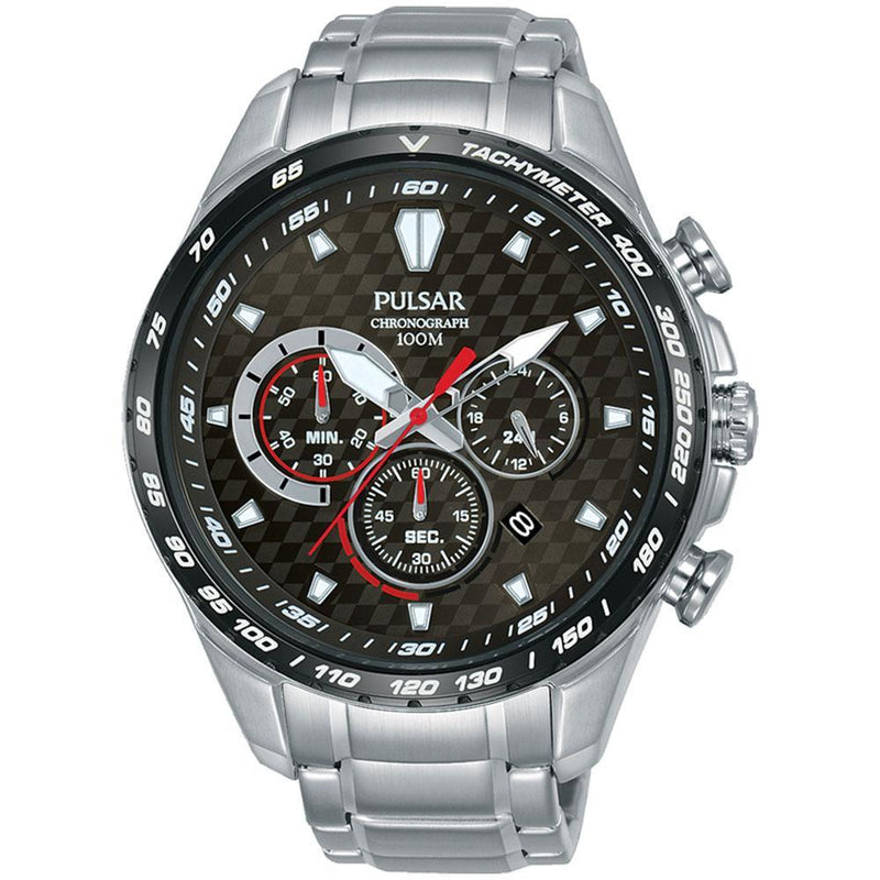 Pulsar Supercars Stainless Steel Men's Watch -  PT3977X