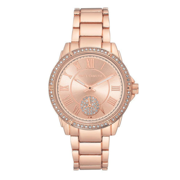 Vince Camuto Rose Gold Steel Ladies Watch - VC5360RGRG