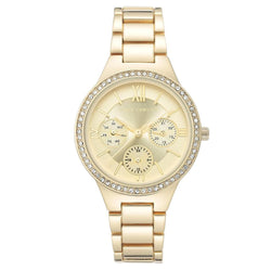 Vince Camuto Gold Steel Ladies  Watch - VC5382CHGB