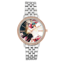 Vince Camuto Multi-coloured Printed Dial Ladies  Watch - VC5389MTRT