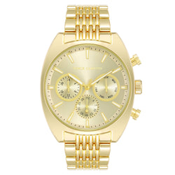 Vince Camuto Gold Band Champagne Dial Multi-function Men's Watch - VC1040CHGP