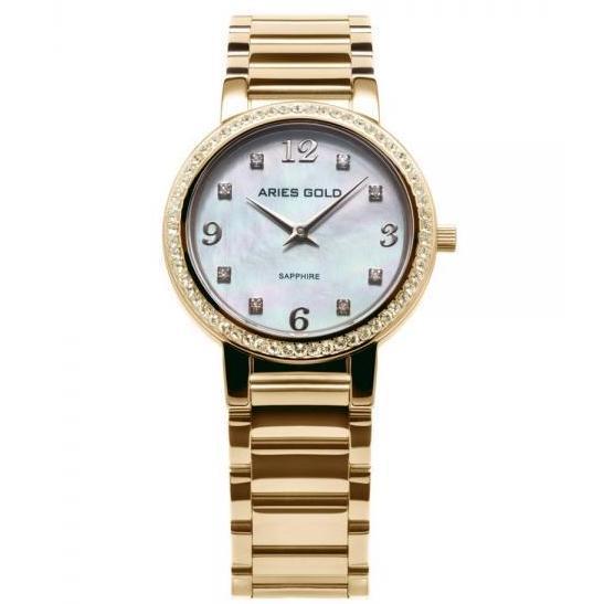Aries Gold Ladies Enchant Quartz Watch - L-126B-G-MOP