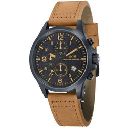 Avi-8 HAWKER HARRIER II Men's Brown Leather Watch - AV-4001-09