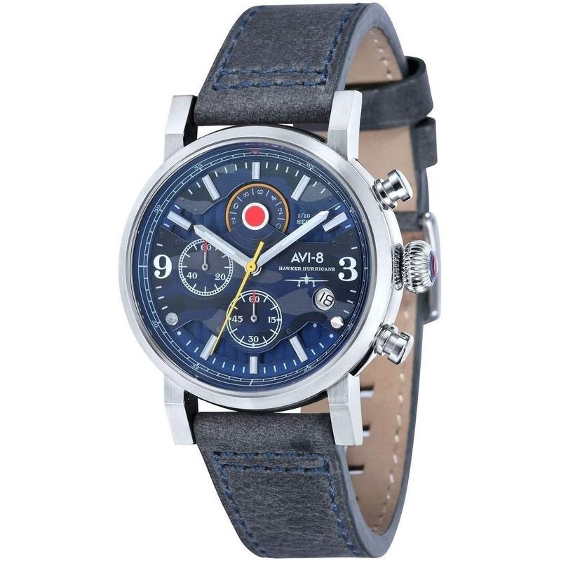 AVI-8 Hawker Hurricane Men's Leather Watch - AV-4041-07