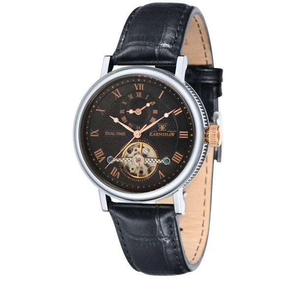 Earnshaw Beaufort Automatic Leather Mens Watch - ES-8047-01