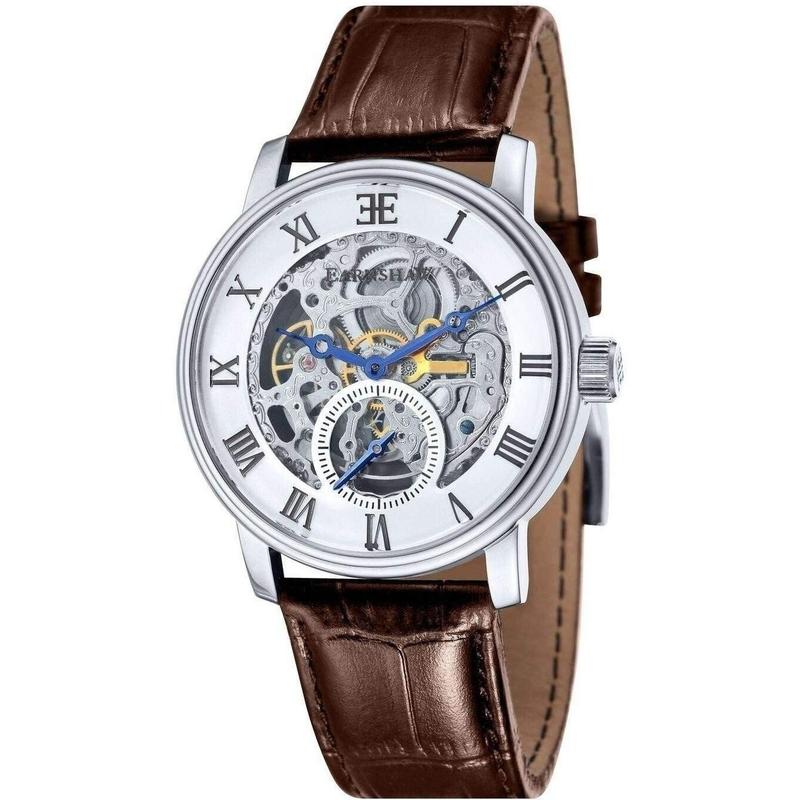 Earnshaw Westminster Automatic Leather Mens Watch - ES-8041-02