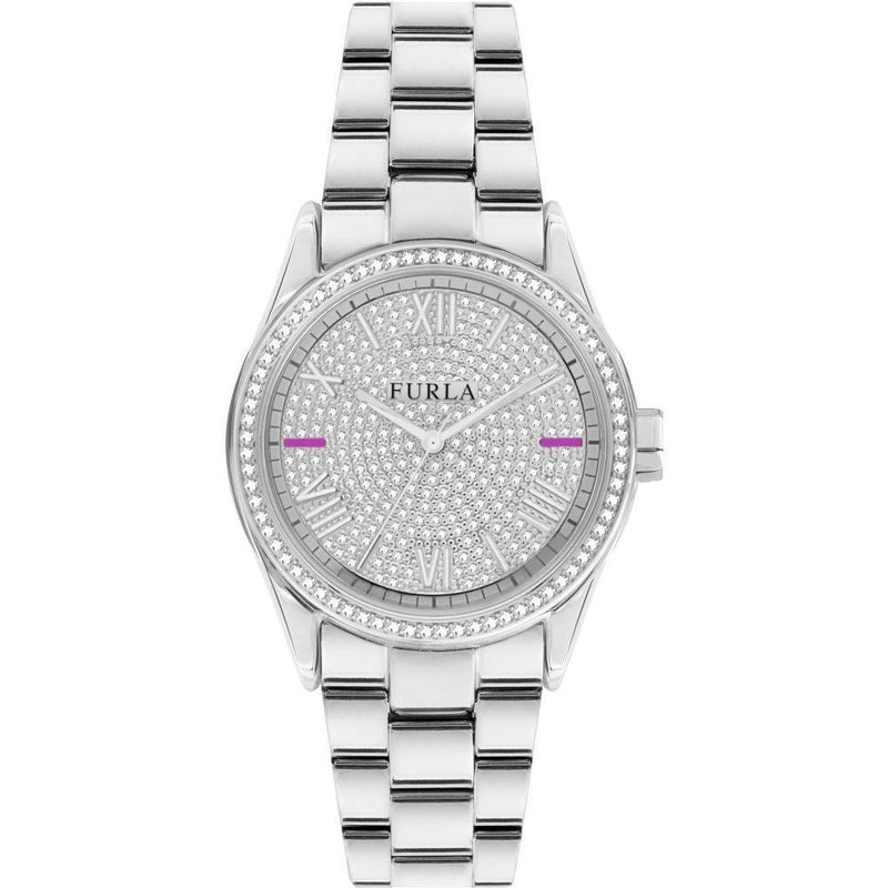 Furla Crystal Studded Ladies Watch - R4253101515