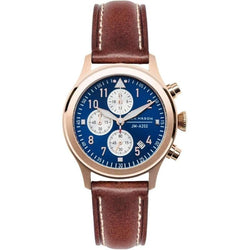 Jack Mason Aviator Chronograph Leather Ladies Watch - JM-A202-001