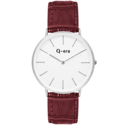 Q-era Brown Leather Women's Watch - QV2804-5