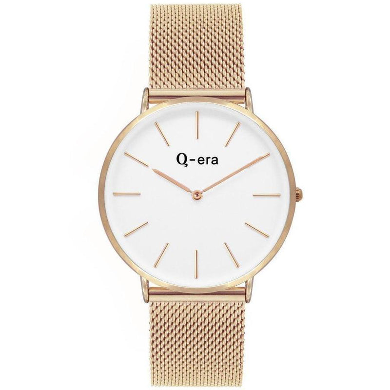 Q-era Rose Gold Mesh Women's Watch - QV2804-33